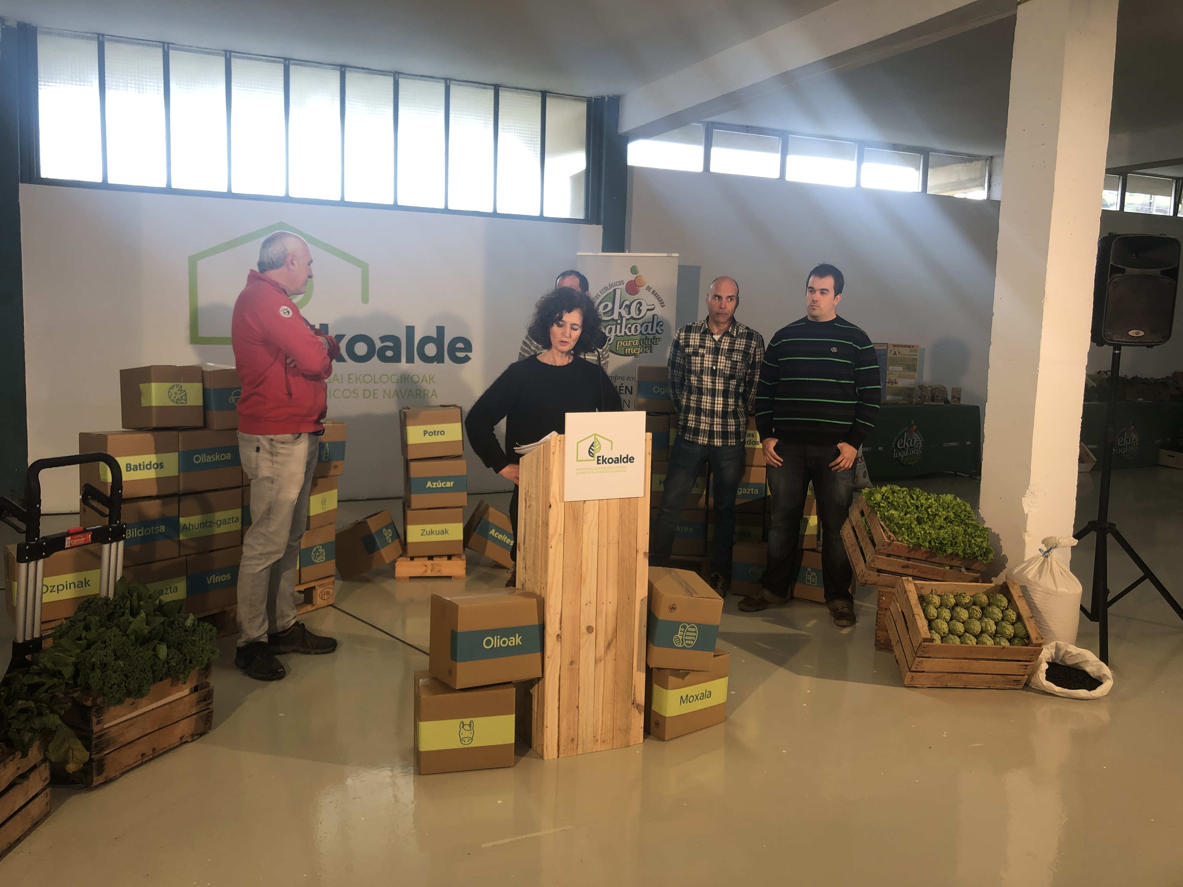 INTIA, CPAEN y AEN crean EKOALDE, centro de acopio y logística de la producción ecológica navarra