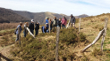 Una delegación de la Universidad de Idaho visita la finca experimental de INTIA en Roncesvalles