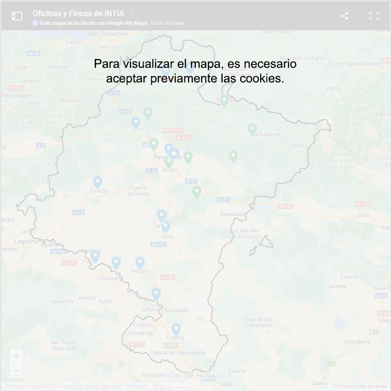 Para visualizar el mapa de las oficinas, es necesario aceptar previamente las cookies.